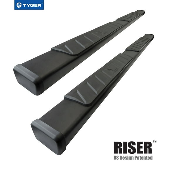 Tyger Auto 4" Riser Running Boards Compatible with 2005-2023 Toyota Tacoma | Access Cab | TG-RS2T40148 | Side Step Rails Nerf Bars