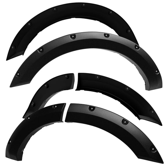 Tyger Auto Fender Flare Compatible with 2021-2026 Ford Bronco Sport (not fit Bronco SUV), Rough Textured Black Paintable Bolt-Riveted Style 4pc | TG-FF8F5037