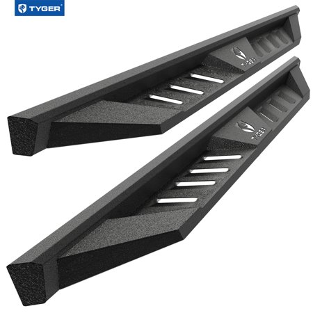 Tyger Auto Fury Steps Compatible with 2007-2018 Jeep Wrangler JK 4-Door (Exclude JL) | TG-FS2J50158 | Side Step Rails Nerf Bars Running Boards