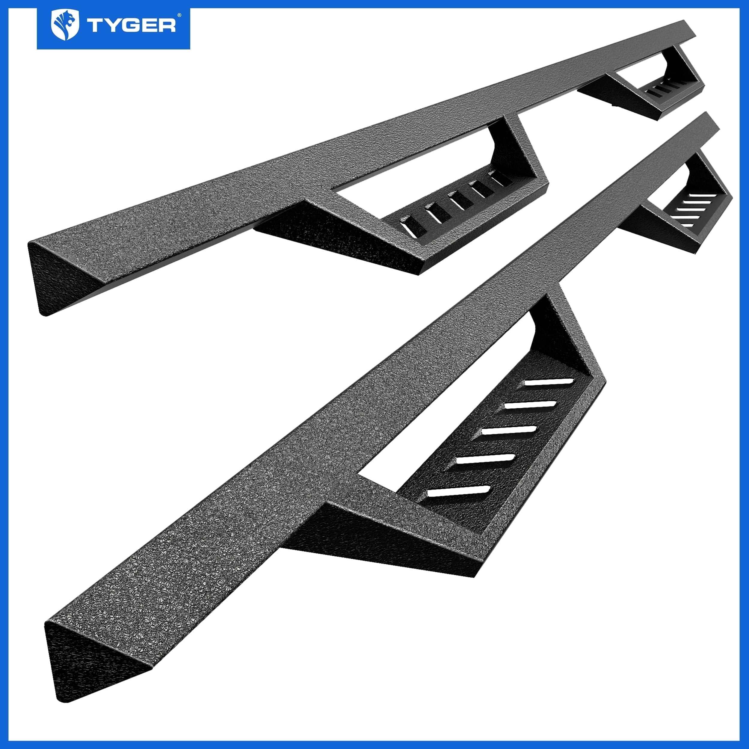 Tyger Auto LanderX Running Board Compatible with 2015-2026 Ford F-150; 2022-2026 F-150 Lightning; 2017-2026 F-250 F-350 SD | Supercrew Cab | TG-LX3F82368 | Drop Step Side Step Rail Nerf Bars