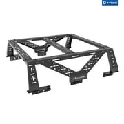 Tyger Auto Plate Style Overland Bed Rack for Mid-Size Pickup Trucks | Compatible with Tacoma, Ranger, Gladiator, Colorado, Canyon see image for size chart | TG-BK2U55347
