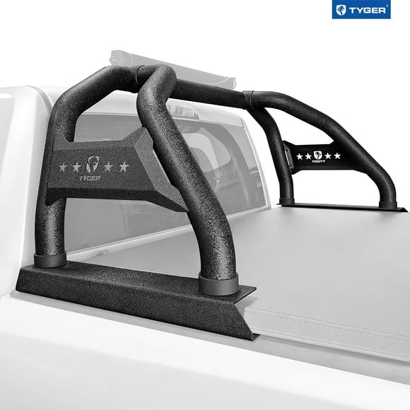 Tyger Auto Sport Bar Compatible with 2020-2025 Jeep Gladiator JT | TG-SB7J88678 | Textured Black | Light Mount | Roll Bar