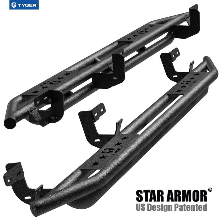 EYOUHZ Quad Cab Running Boards Compatible for 2009-2018 EYOUHZ Quad Cab Running Boards Compatible for 2009-2018