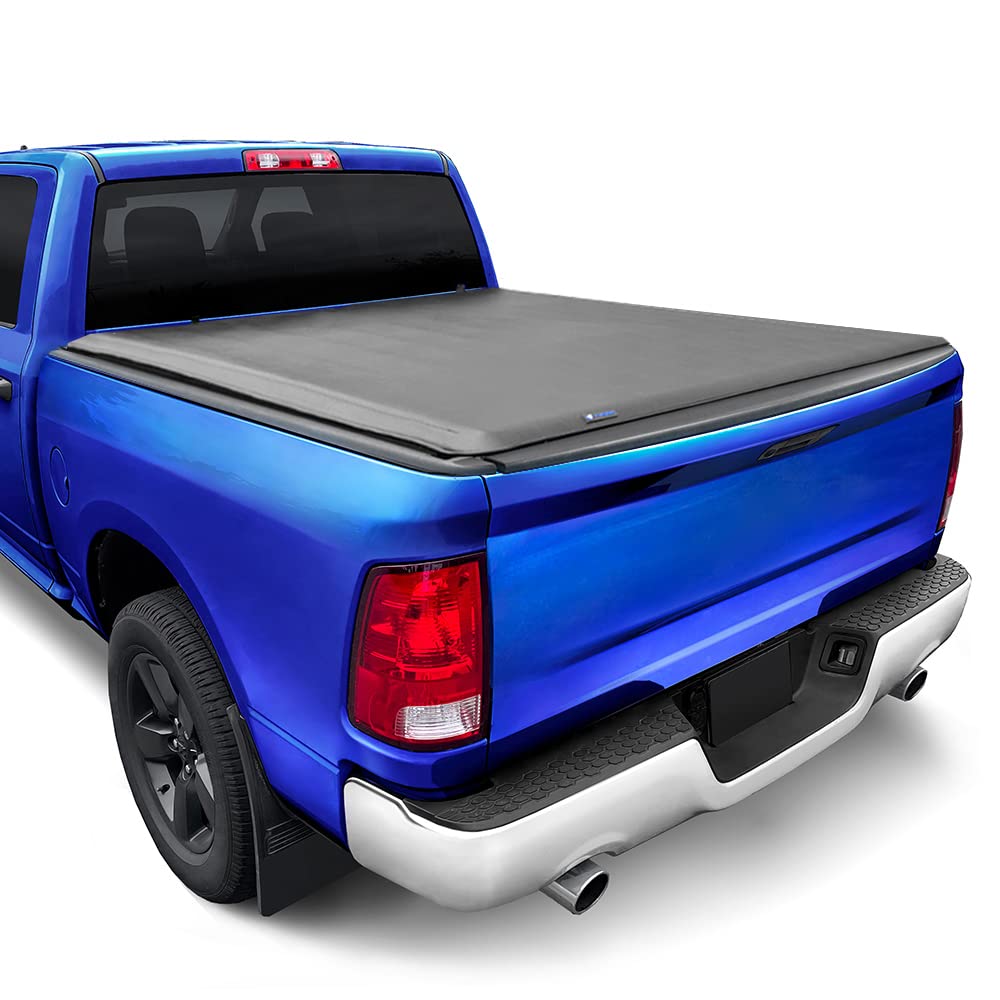 TYGER T1 Soft Roll-up Tonneau Cover for 19-24 Ram 1500 New 5'7 Bed