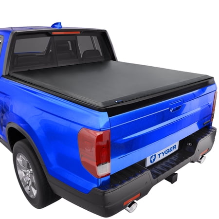 Tyger Auto T1 Soft Roll-up Truck Bed Tonneau Cover Compatible with 2017-2025 Honda Ridgeline | 5'4" (64") Bed | TG-BC1H9065