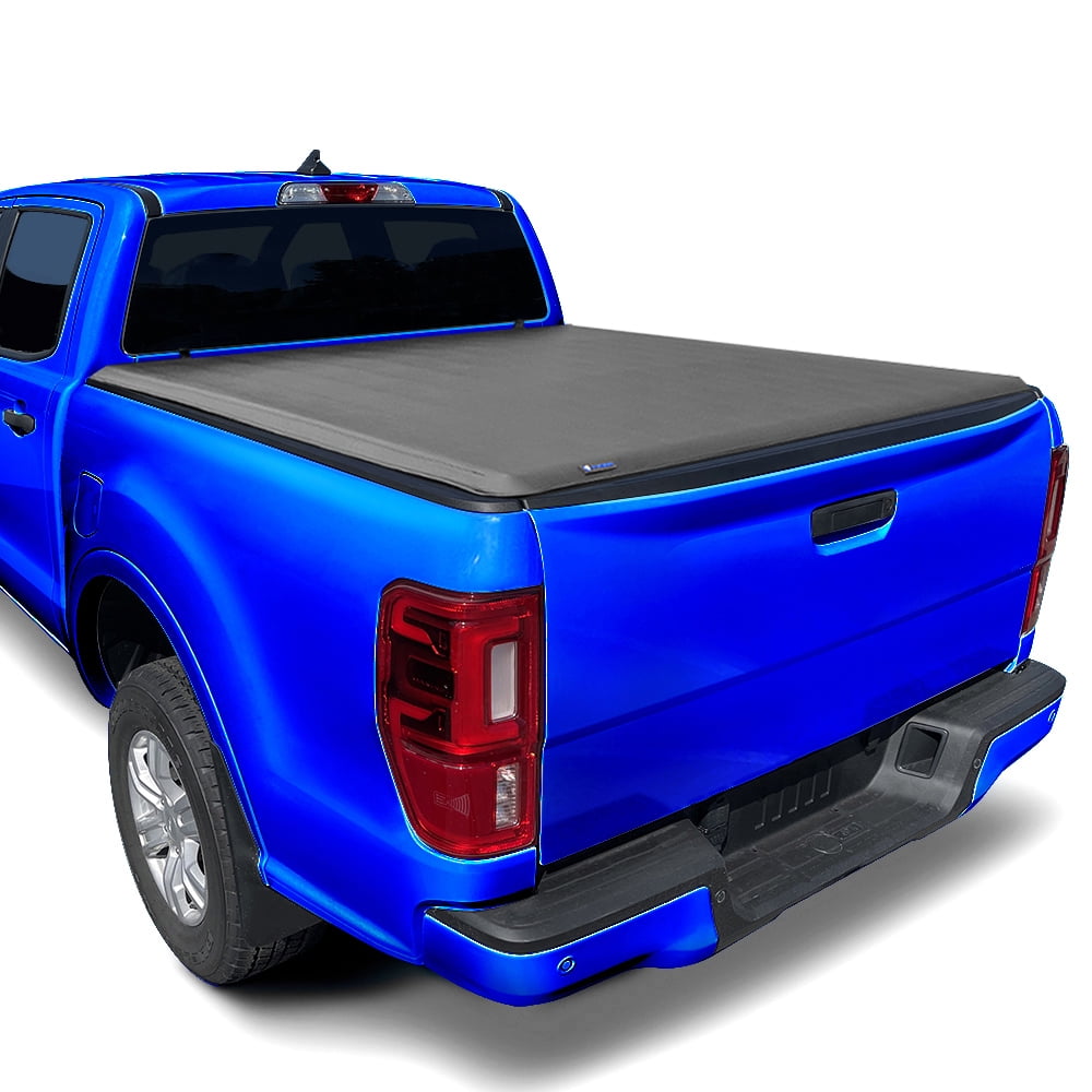 Tyger Auto T1 Soft Roll-up Truck Bed Tonneau Cover Compatible with  2019-2023 Ford Ranger | 5' Bed | TG-BC1F9066 | Vinyl