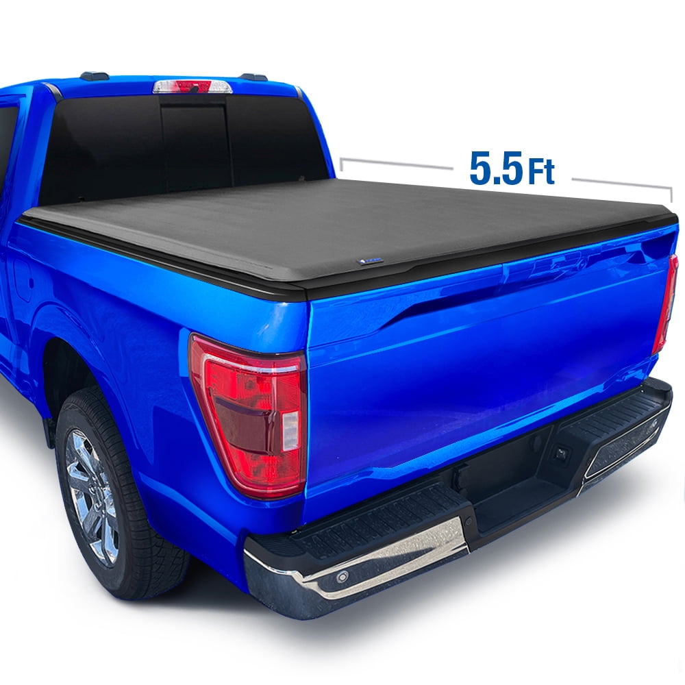 Tyger Auto T1 Soft Rollup Truck Bed Tonneau Cover Compatible with 2021