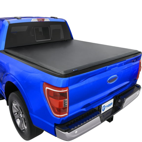 Tyger Auto T1 Soft Roll-up Truck Bed Tonneau Cover Compatible with 2021-2025 Ford F-150; Lightning | 5.5' (67") Bed | TG-BC1F9064