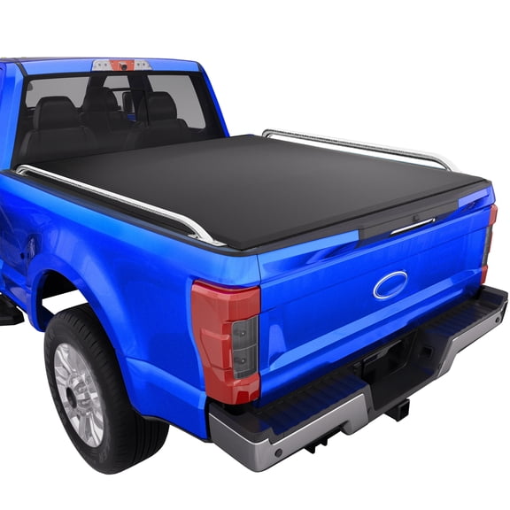 Tyger Auto T2 Low Profile Soft Roll-up Truck Bed Tonneau Cover Compatible with 2017-2026 Ford F-250 F-350 Super Duty | 6.75' (82") Bed | TG-BC2F6127
