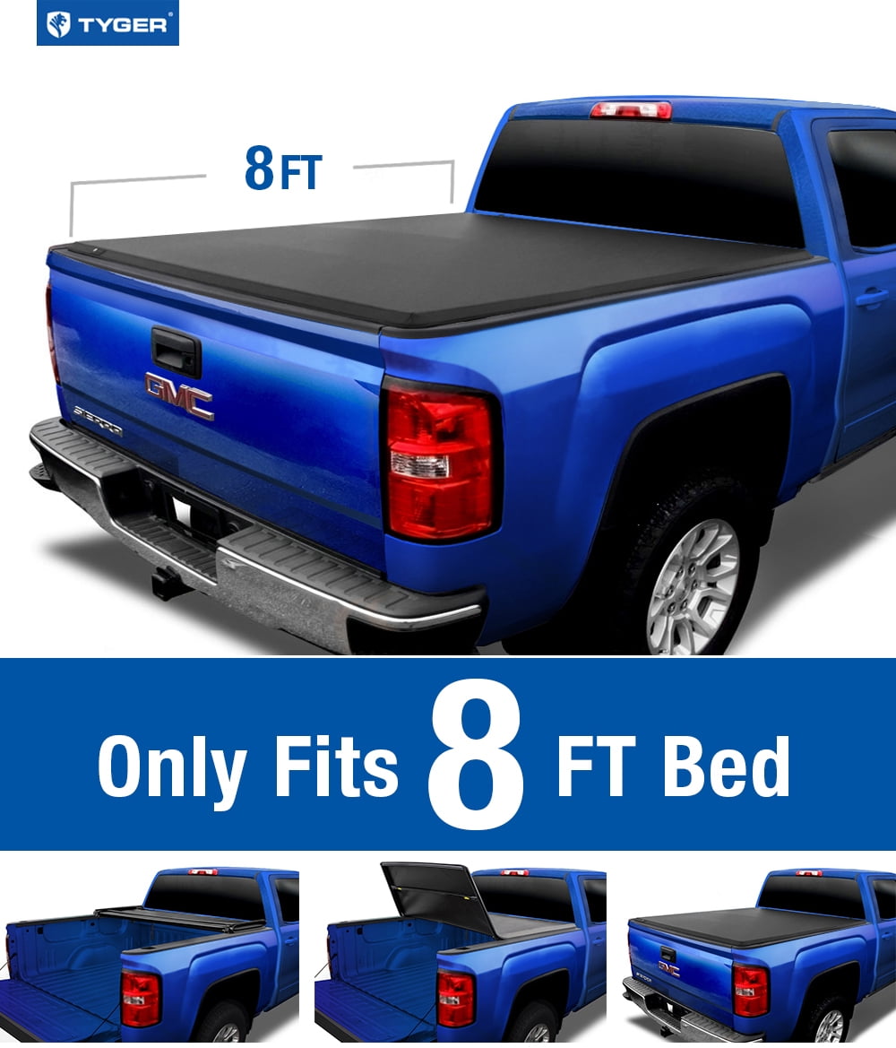 Tyger Auto T3 Soft Tri-fold Truck Bed Tonneau Cover Compatible With ...