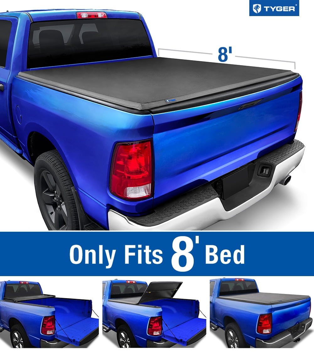 Tyger Auto T3 Soft Trifold Truck Bed Tonneau Cover Compatible with 20022018 Dodge Ram 1500