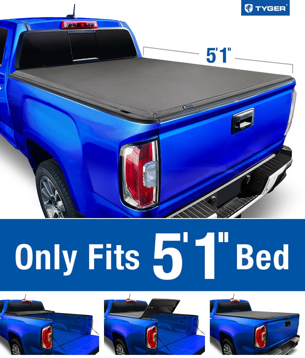 Tyger Auto T3 Soft Tri-fold Truck Bed Tonneau Cover Compatible