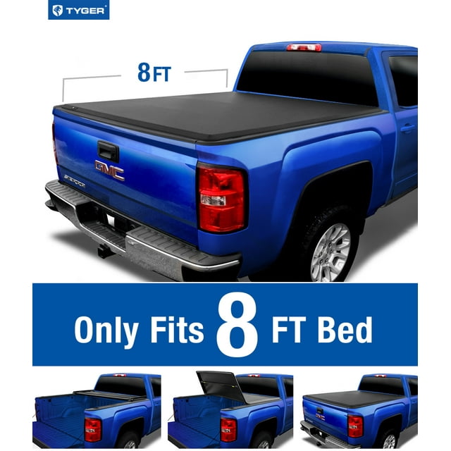 Tyger Auto T3 Soft Trifold Truck Bed Tonneau Cover Compatible with 20072013 Chevy Silverado