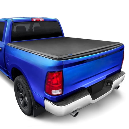 Tyger Auto T3 Soft Tri-fold Truck Bed Tonneau Cover Compatible with 2009-2018 Dodge Ram 1500; 2019-2025 Classic | 5'7" (67") Bed | TG-BC3D1015
