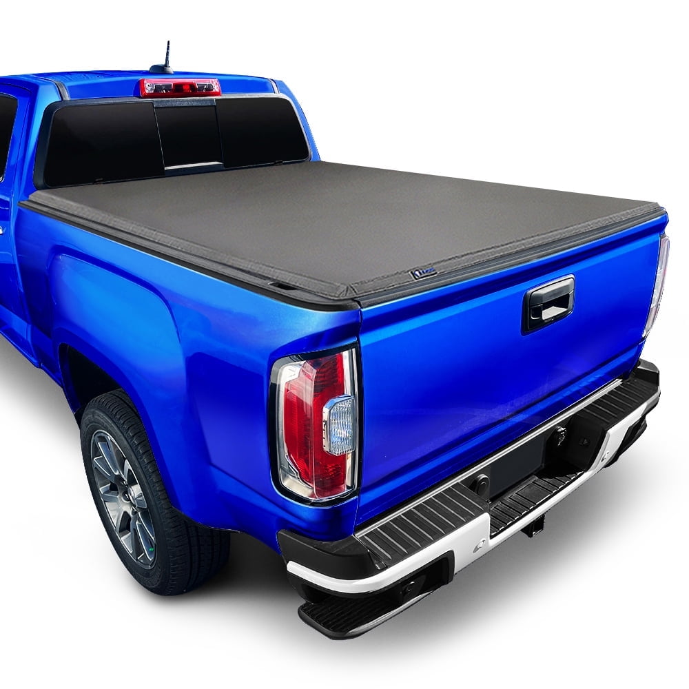 Tyger Auto T3 Soft Tri-fold Truck Bed Tonneau Cover Compatible with 2023 Chevy Colorado GMC Canyon | 5'1" (61") Bed | TG-BC3C1201