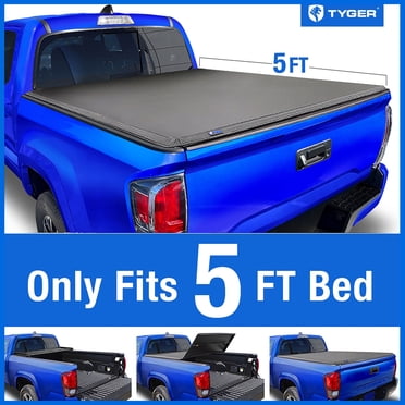 TYGER T3 Soft Tri-Fold Tonneau Cover For Ford Ranger (82-13) & Mazda B-Series (94-10) – 6' Bed