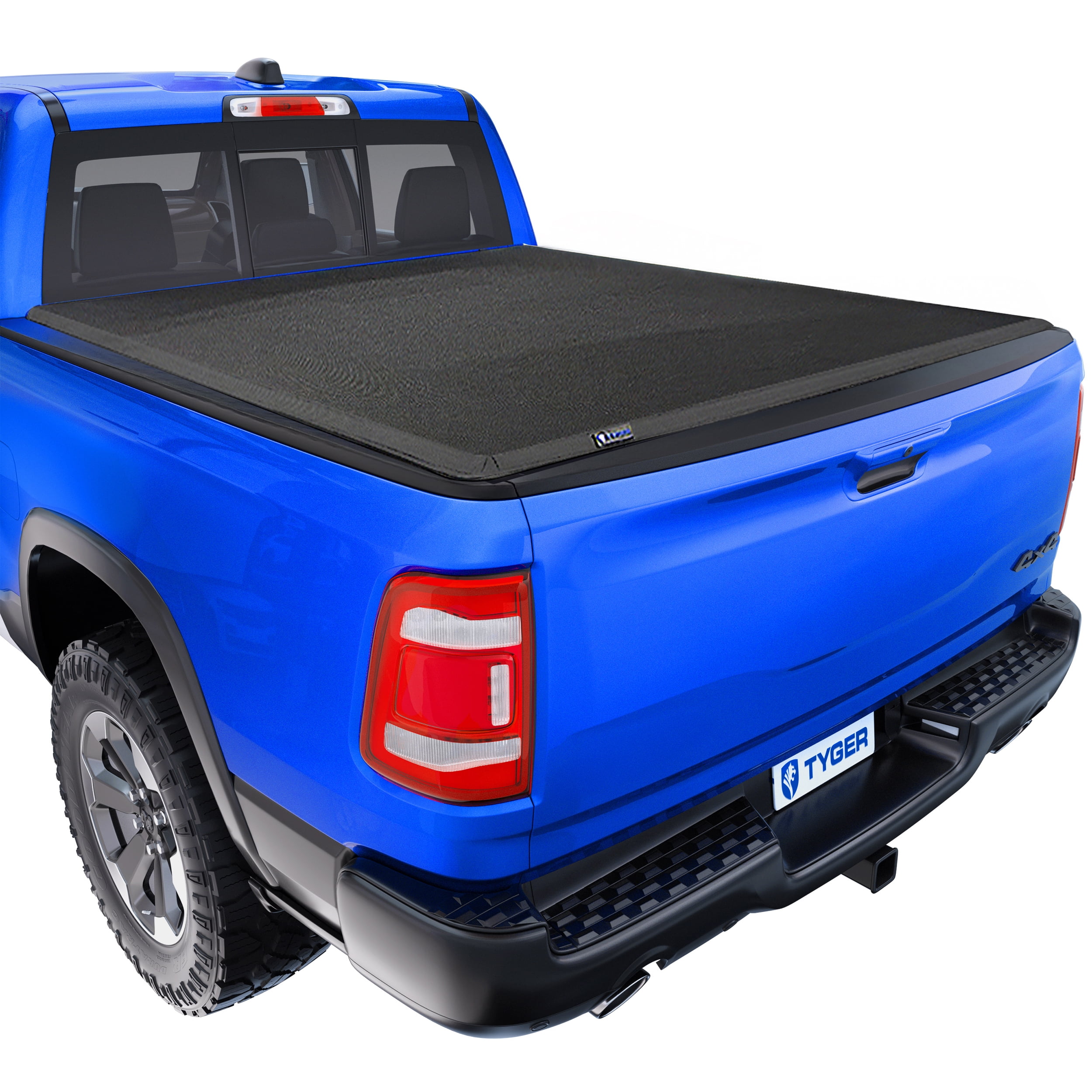 Tyger Auto T3X Soft Tri-Fold in Fabric Truck Bed Tonneau Cover Compatible with 2009-2018 Dodge Ram 1500; 2019-2024 Classic | 5'7" (67") Bed | TG-BC3D1015X