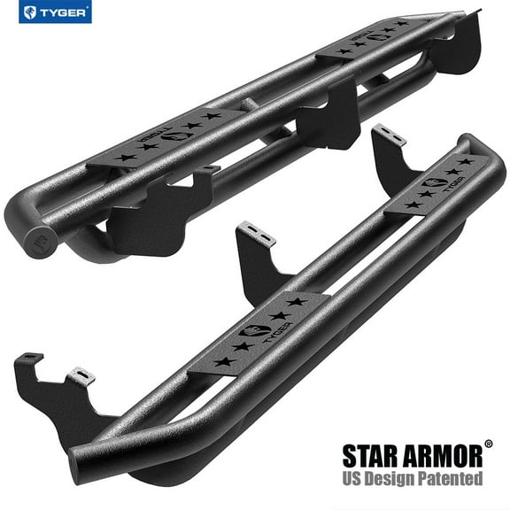 Tyger Auto TG-AM2T20148 Star Armor Kit Running Boards - Textured Black