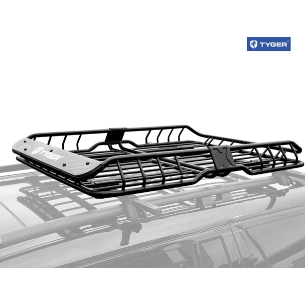 Tyger Auto TGRK1B942B Heavy Duty Roof Mounted Cargo Basket Rack L57