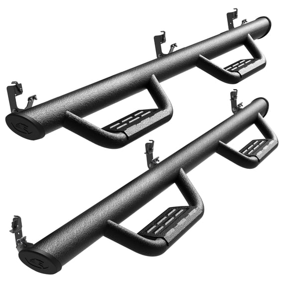 Tyger Auto Tyger Access Running Boards Compatible with 2009-2018 Dodge Ram 1500; 2019-2024 Classic | Quad Cab | TG-AS2D24038 | Textured Black Drop Step Rail