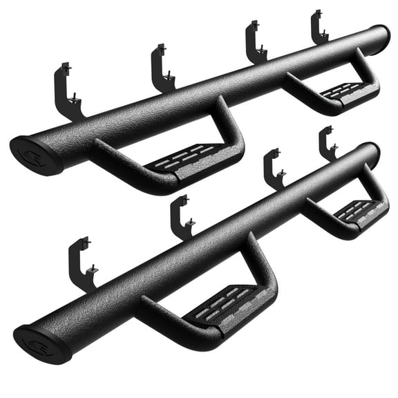 Tyger Auto Tyger Access Running Boards Compatible with 2019-2026 Chevy Silverado GMC Sierra 1500; 2020-2026 2500 3500HD (Not Fit 19 LD) | Double Cab | TG-AS2C24036 | Textured Black Drop Step Rail