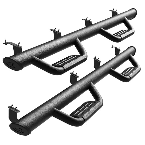 Tyger Auto Tyger Access Running Boards Compatible with 2007-2021 Toyota Tundra | CrewMax | TG-AS2T24033 | Textured Black Drop Step Rail
