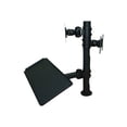 thumbnail image 1 of TygerClaw - Mounting kit - back-to-back - for 2 LCD displays / keyboard - black - desk-mountable, 1 of 1
