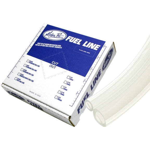 Motion Pro 12-0044 Tygon Clear 1/4" x 25' Premium Fuel Line