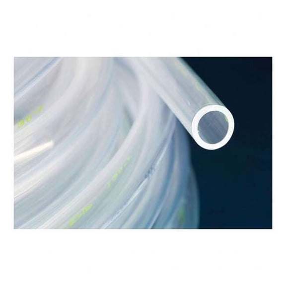 Tygon PEX Tubing,Clear,1 in,19 psi,25 ft,130F AJK42064
