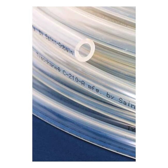Tygon Tubing,Tygothane(R),1/2 In OD,100 Ft AEM02019