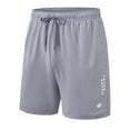 thumbnail image 1 of Tyhengta Men's Athletic Shorts Basketball Workout Gym Quick Dry Shorts Lightweight Mesh Running Shorts Tennis Light gray 2XL, 1 of 4