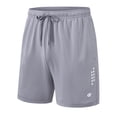 thumbnail image 1 of Tyhengta Men's Athletic Shorts Basketball Workout Gym Quick Dry Shorts Lightweight Mesh Running Shorts Tennis Light gray XL, 1 of 6