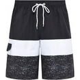 thumbnail image 1 of Tyhengta Men's Beach Pants Quick Drying Swimming Trunks Mesh Lining Black 34, 1 of 7