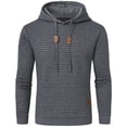 thumbnail image 1 of Tyhengta Men's Casual Pullover Hoodies Long Sleeve Hooded Sweatshirts Dark Grey M, 1 of 8