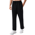 thumbnail image 1 of Tyhengta Men's Sweatpants Athletic Open Bottom Running Casual Sweatpants Straight Leg Pants with Pockets Black M, 1 of 8