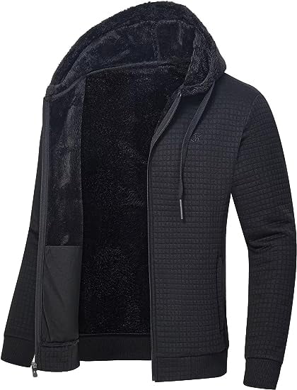 Roberto Cavalli logo-jacquard zip-front hoodie - Black