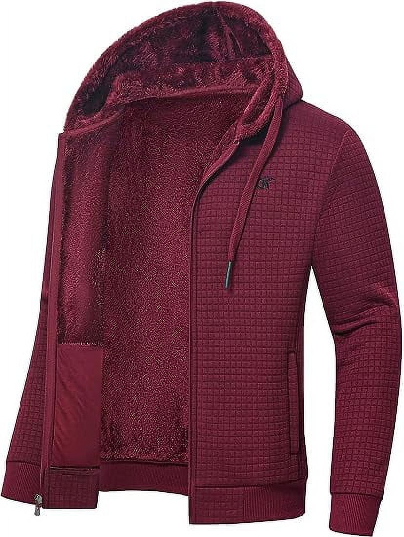 Thick fleece hoodie mens deals