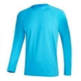 Tyhengta Men's Long Sleeve Swim Shirts Rashguard UPF 50+ UV Sun
