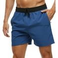 thumbnail image 1 of Tyhengta Men's Swim Trunks Quick Dry Beach Shorts with Zipper Pockets and Mesh Lining Navyblue 34, 1 of 8