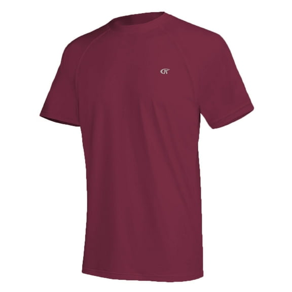 Tyhengta Men's T-Shirt Swim Tee Short Sleeve Running Shirt Swimwear Swim Hiking Workout Shirt