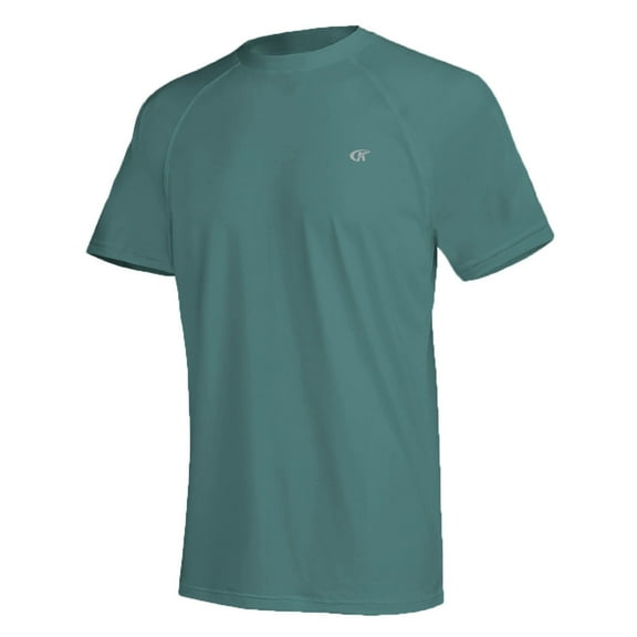 Tyhengta Men's T-Shirt Swim Tee Short Sleeve Running Shirt Swimwear Swim Hiking Workout Shirt