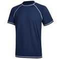 thumbnail image 1 of Tyhengta Men's T-Shirt Swim Tee Short Sleeve Running Shirt Swimwear Swim Hiking Workout Shirt, 1 of 8