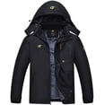 thumbnail image 1 of Tyhengta Mens Waterproof Ski Snowboard Jacket Windproof Winter Mountain Snow Coat Black L, 1 of 8