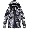thumbnail image 1 of Tyhengta Mens Waterproof Ski Snowboard Jacket Windproof Winter Mountain Snow Coat Camo2 Army/Gray XL, 1 of 8