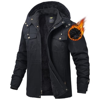 ELFINDEA Mens Coats and Jackets Winter Solid Color Jacket Spring