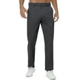 thumbnail image 1 of Tyhengta Mens Golf Pants Stretch Work Dress Pants 30"/32" Quick Dry Lightweight Casual Comfy Trousers with Pockets Darkgray 34Wx32L, 1 of 9