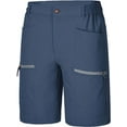 thumbnail image 1 of Tyhengta Mens Hiking Cargo Shorts Quick-Dry Outdoor Golf Short Fishing Short for Men with Multipocket Darkblue L, 1 of 7