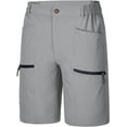 thumbnail image 1 of Tyhengta Mens Hiking Cargo Shorts Quick-Dry Outdoor Golf Short Fishing Short for Men with Multipocket Darkgrey XXL, 1 of 7