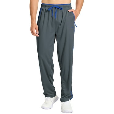 Tyhengta Mens Pants Athletic Open Bottom Running Pants Mens Sweatpants with Pockets