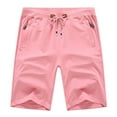 thumbnail image 1 of Tyhengta Mens Shorts Casual Drawstring Zipper Pockets Elastic Waist  40, 1 of 8